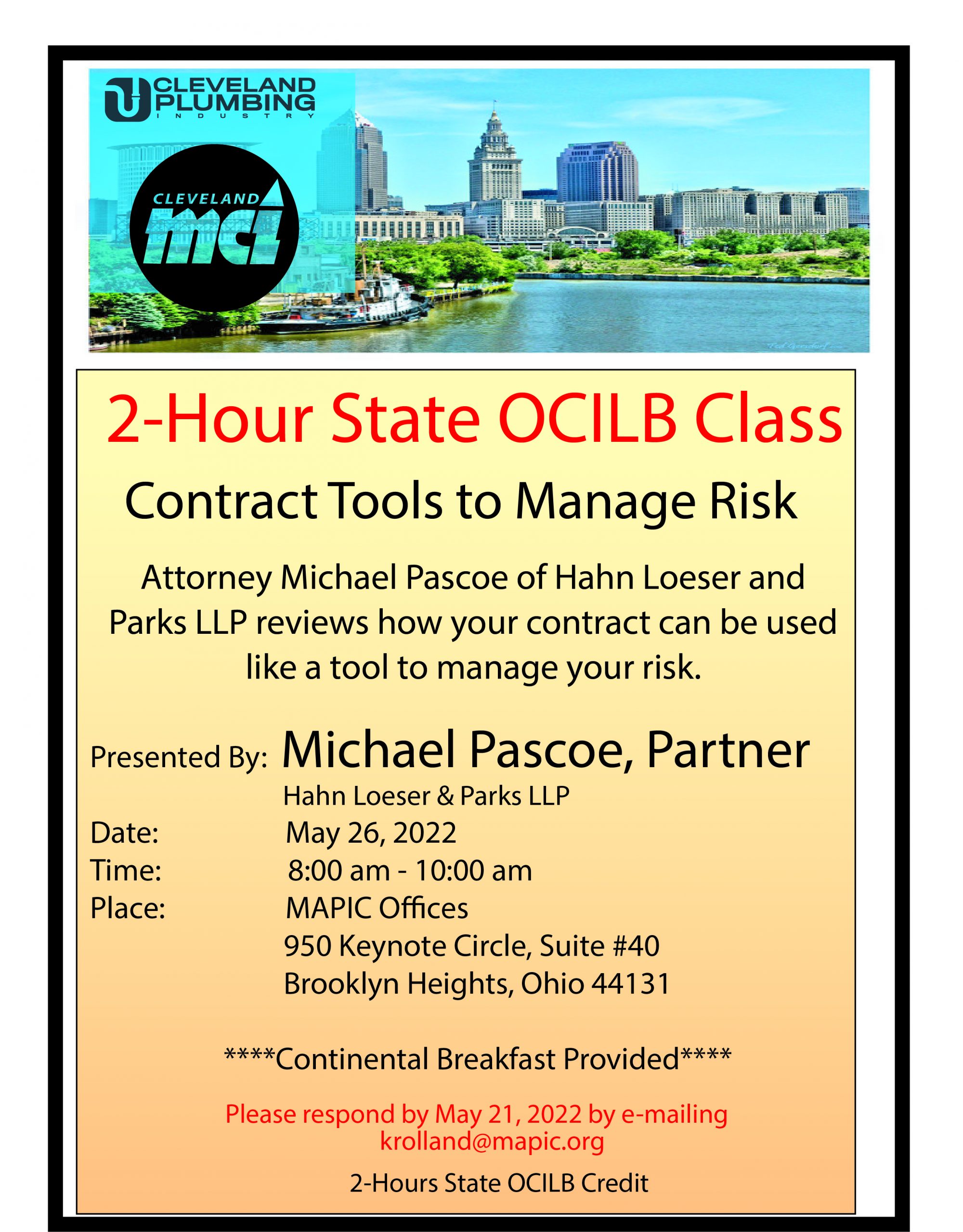 2-Hour State OCILB Class