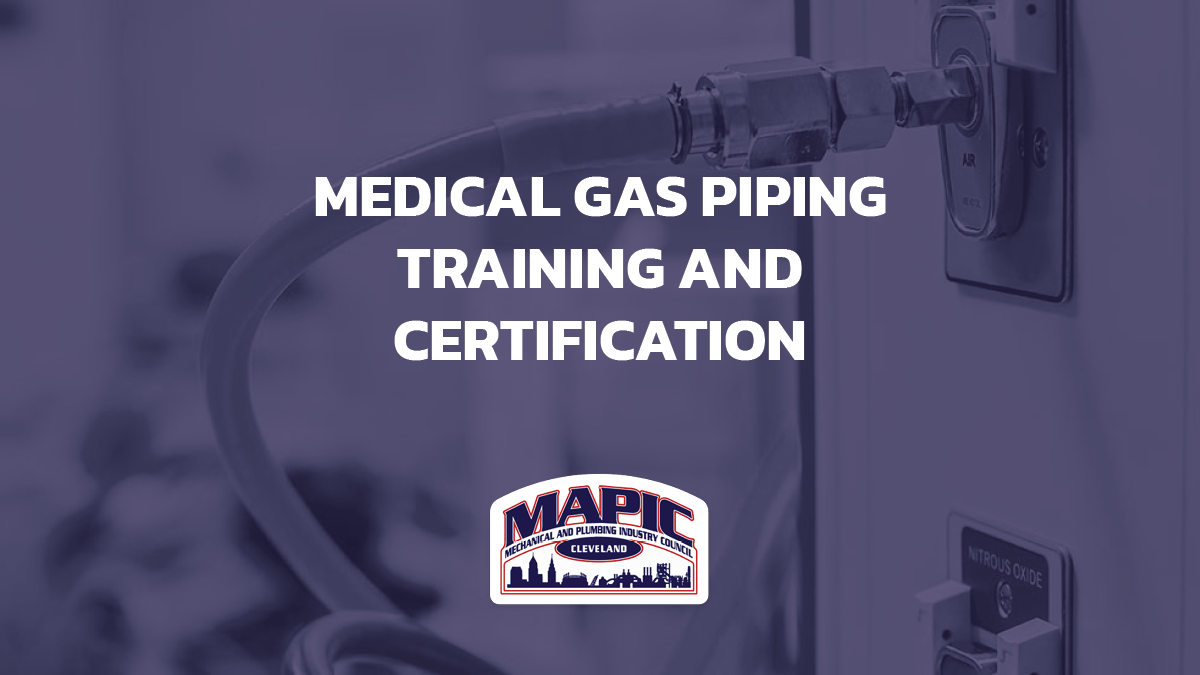 MAPIC Medical Gas Piping and Certification