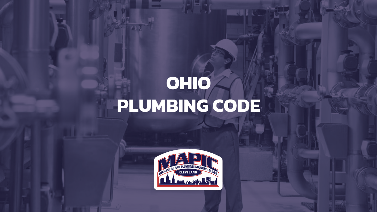 MAPIC What We Offer Ohio Plumbing Code