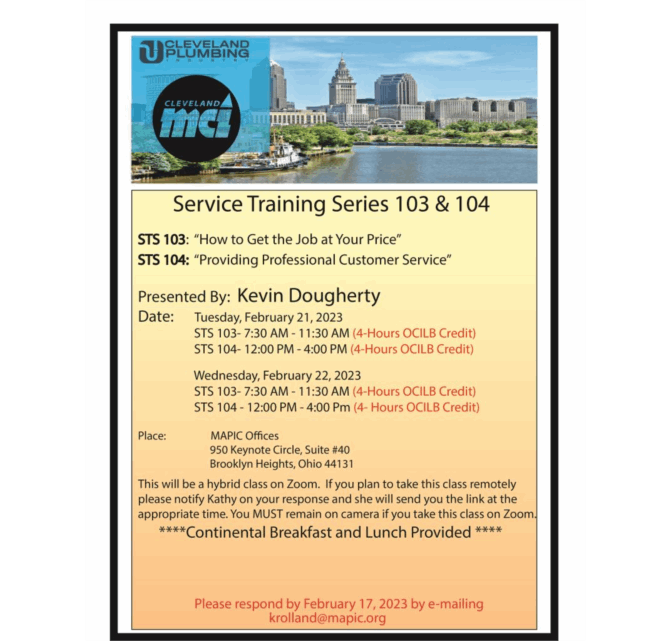 Service Training Series 103 & 104
