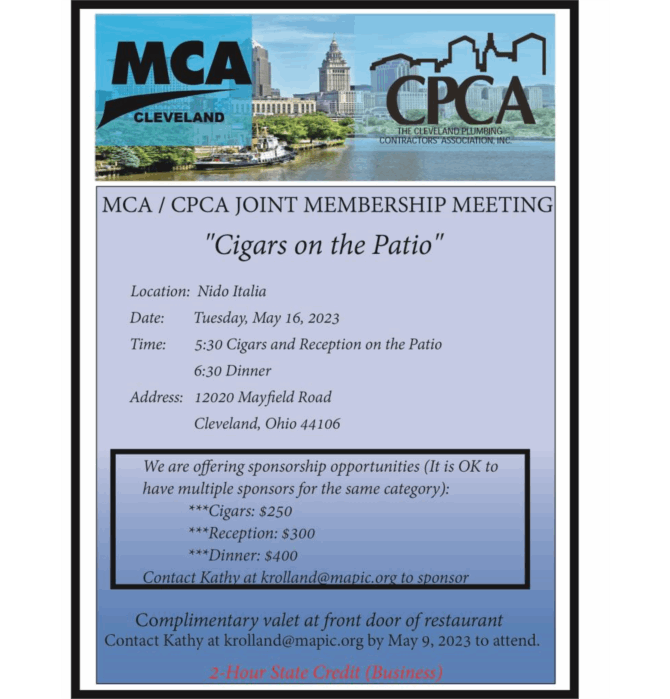 MCA/CPCA Joint Membership Meeting