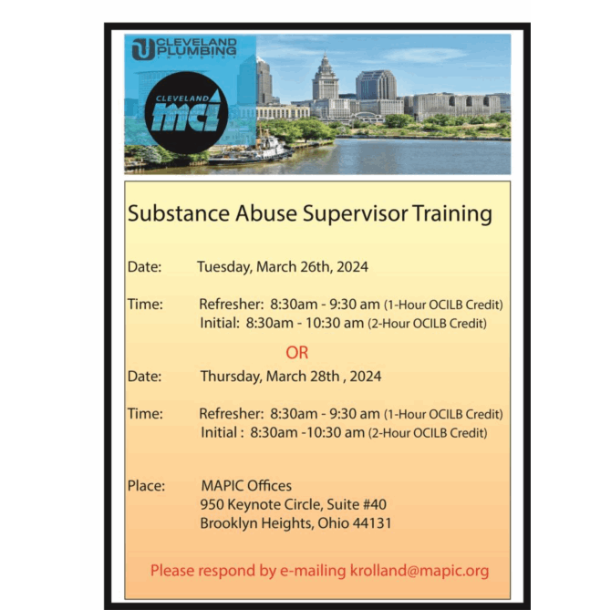 Substance Abuse Supervisor Training