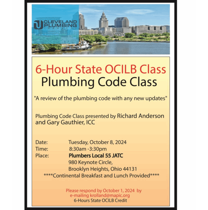 MAPIC | Plumbing Code Class