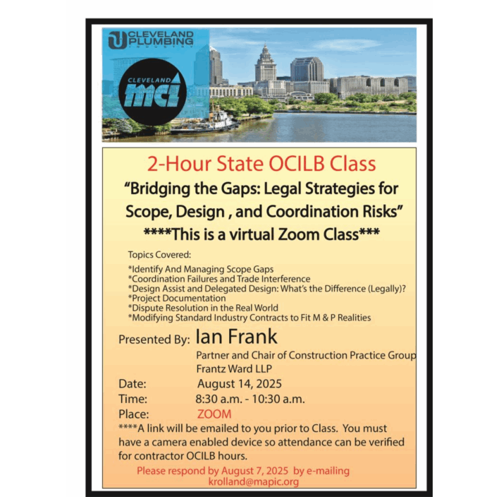 ClassBridging the Gaps: Legal Strategies for Scope, Design and Coordination Risks
